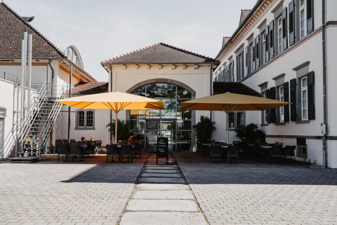 Eingangsbereich des Zollhaus Ludwigshafen als Hochzeitslocation